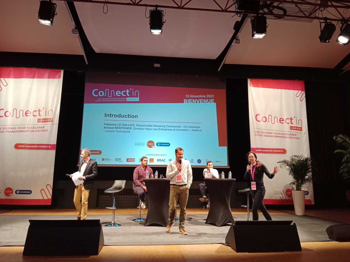 Association Défis (@assodefis) on Twitter photo En place pour la table ronde "Le numérique peut-il vraiment être responsable ?" au #connectin22 !
<a href="/TechLorient/">Lorient Technopole</a> <a href="/CCI_du_Morbihan/">CCI du Morbihan</a> <a href="/LorientAgglo/">Lorient Agglo</a> En place pour la table ronde "Le numérique peut-il vraiment être responsable ?" au #connectin22 !
<a href="/TechLorient/">Lorient Technopole</a> <a href="/CCI_du_Morbihan/">CCI du Morbihan</a> <a href="/LorientAgglo/">Lorient Agglo</a>