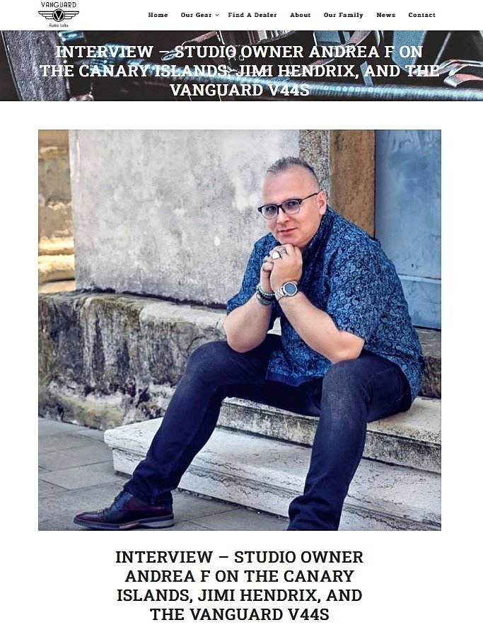 If U're curious about me and about my #recordingstudio in the #IslasCanarias / #CanaryIslands, here's a good read:
vanguardaudiolabs.com/14421-2/?mc_ci…
Thank U to the good folks at <a href="/vanguardaudio/">Vanguard Audio Labs</a> (Derek, Judd) not only for the time, space and #interview, but also for making GREAT mics.
🙏🎤
