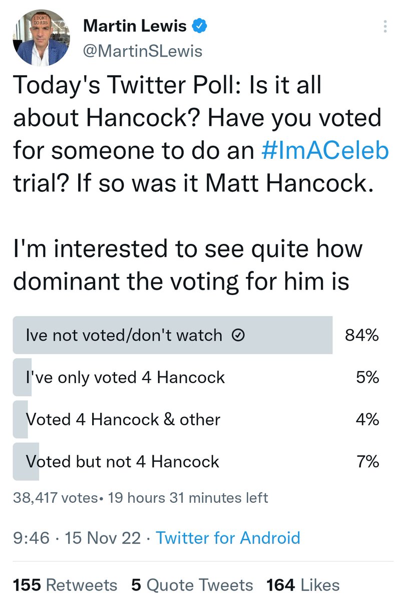 FilmsFumbled's tweet photo. @MartinSLewis 84% - my faith in the country on this ridiculous topic isn't yet lost 😂 https://t.co/H5vPpHoRCx