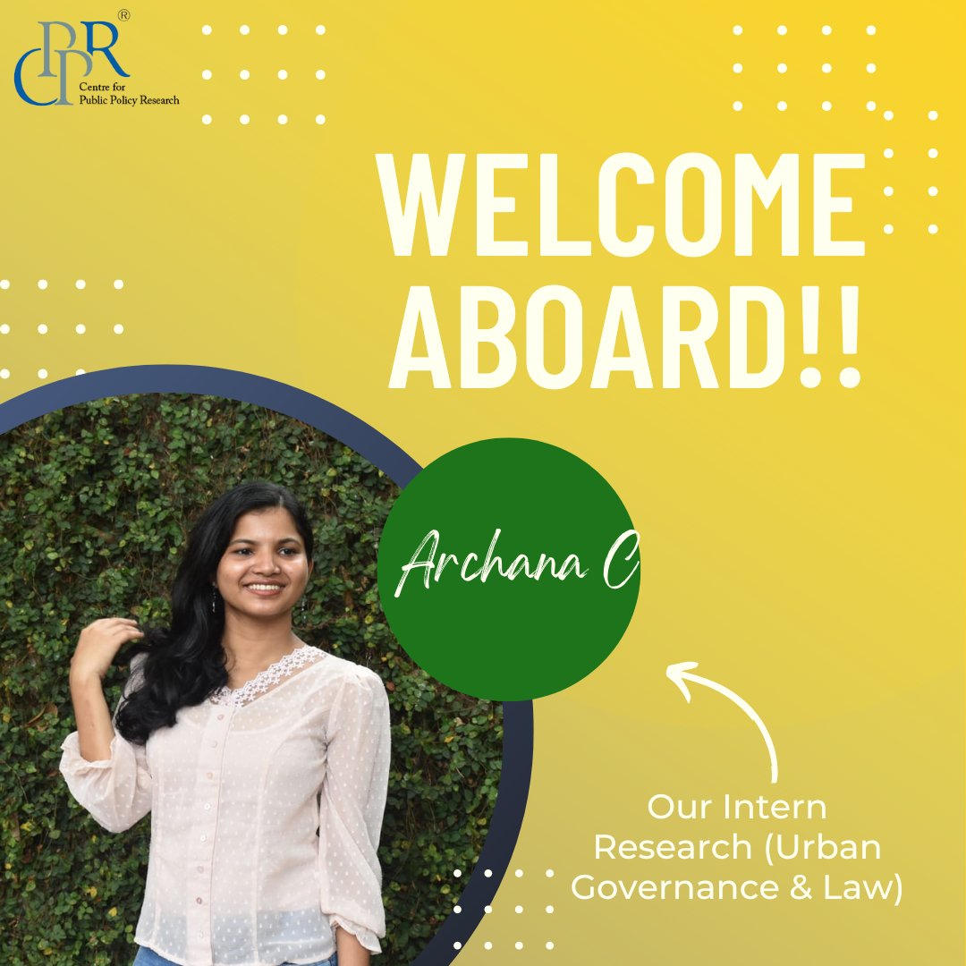 CPPRIndia's tweet photo. ~ Meet Our Interns ~
We are excited to have you join our team and look forward to working with you! Wishing you good luck.
Welcome to CPPR!
#CPPRIndia #welcomeInterns #lifeatCPPR #thinktanks #makingdifferences #growth #research https://t.co/Cw3VIQCYQV
