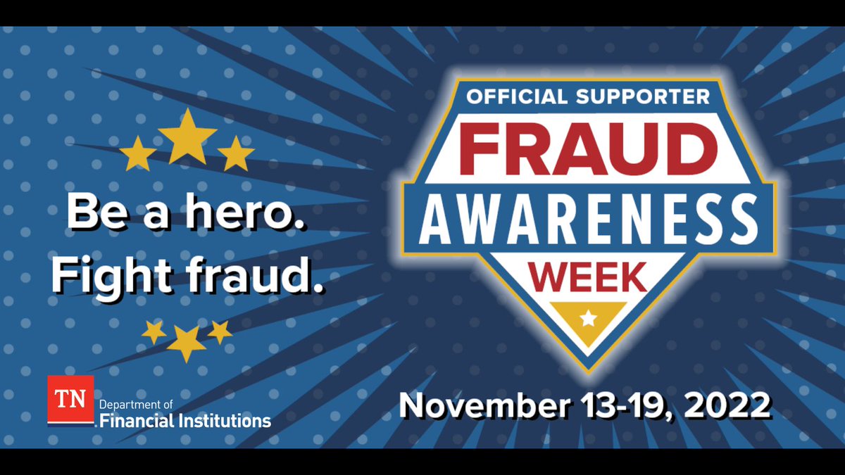 TNDeptFI's tweet photo. What is identity theft?
Do you know the common ways identities are stolen and how you can best protect yourself? #BeCyberSmart, #CyberSmartTn #fraudweek
https://t.co/7YL8djpMdi
https://t.co/gpFi81GtyL https://t.co/D3Kdez328f
