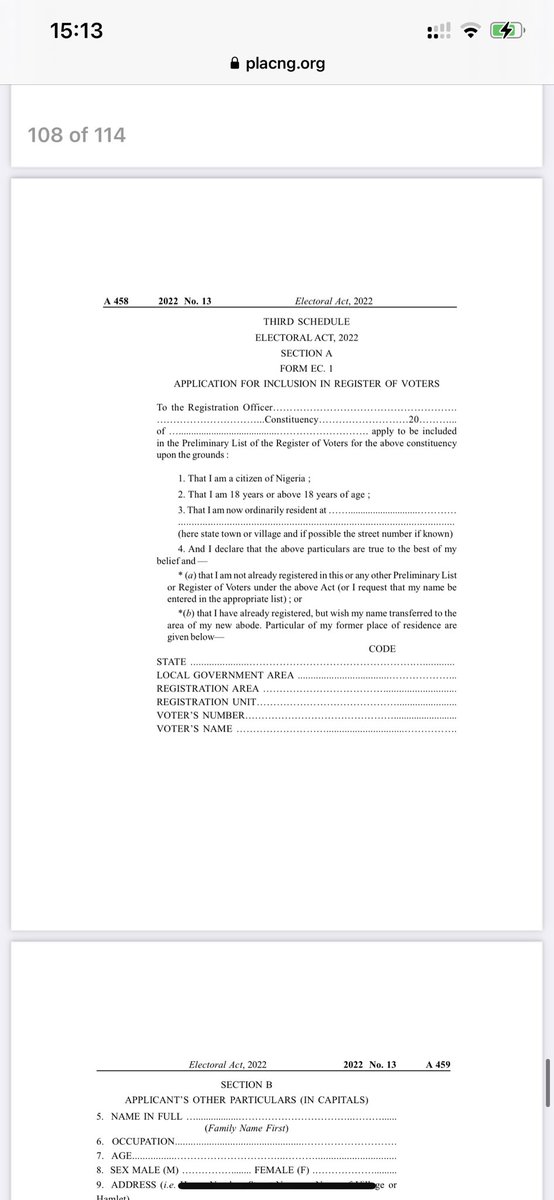 🔺Dear Citizens, if u register for PVC, u were given d confirmations of registration slip, & u can’t find ur name on d recently published @inecnigeria Voter Register, pls take that slip to the INEC office of ur ward before 27th this month. This section of d #ElectoralAct is valid