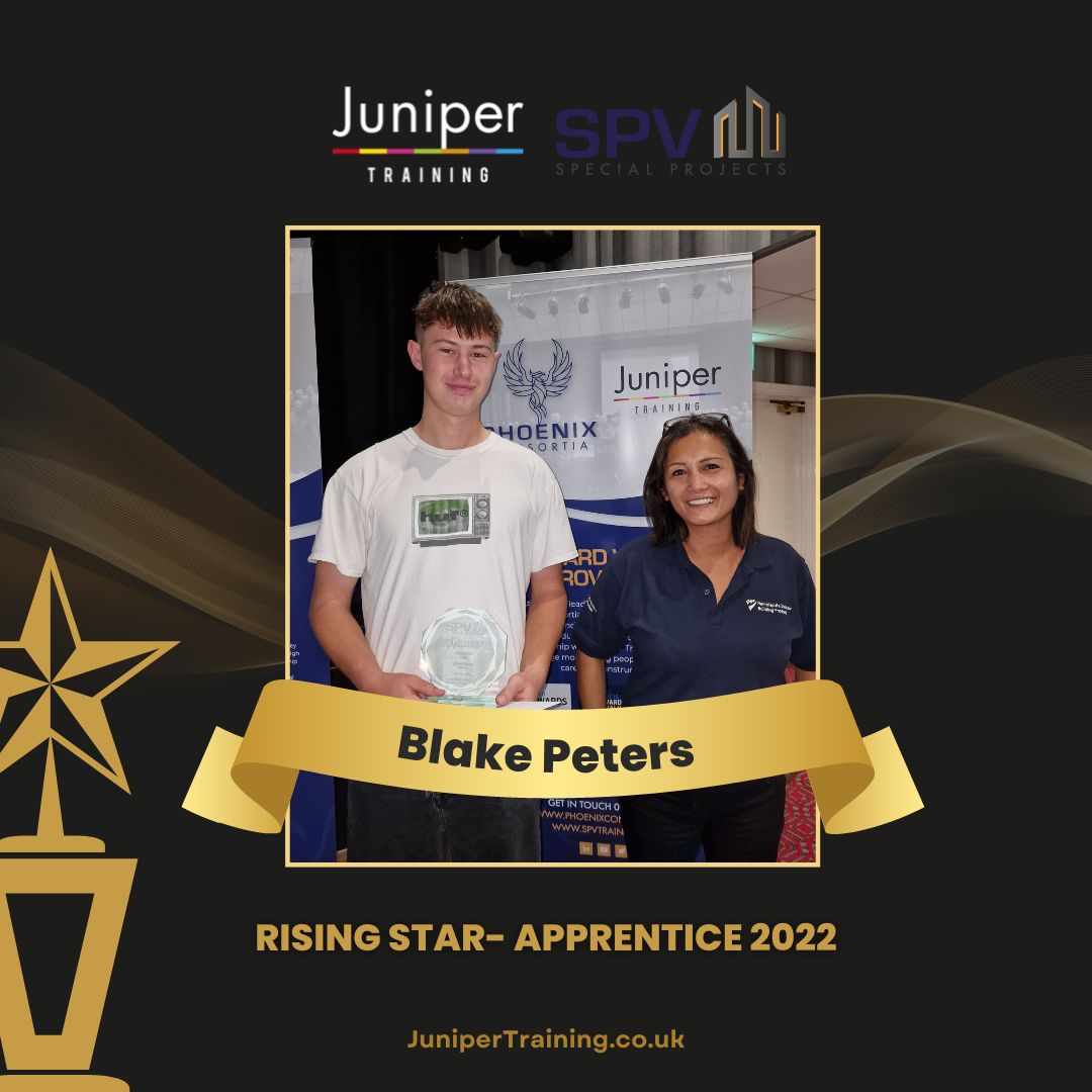 hawkins_group's tweet photo. Thank you to @TrainingJuniper &amp; SPV Group for hosting the Celebrating Success &amp; Inspiring Change event.
We couldn’t be prouder of our roofing apprentices – Blake, Declan and Harry Parker – your talent, hard work &amp; dedication is not only recognised by Hawkins, but Juniper too. https://t.co/NFpdpKFxXR