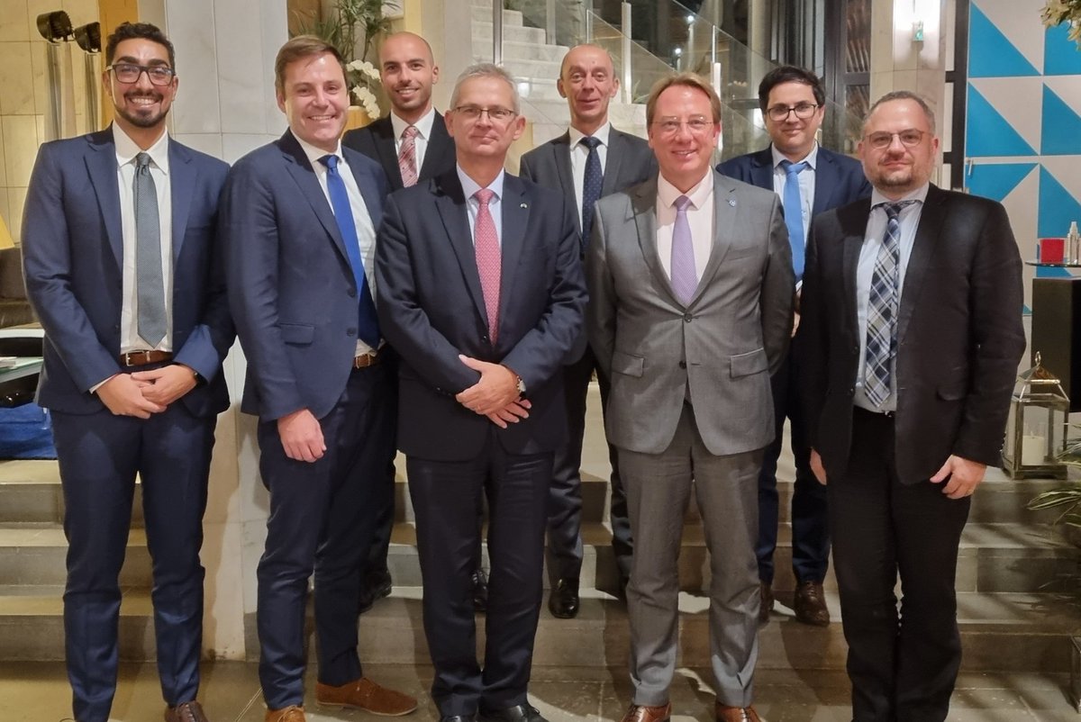 Rich work meeting with Mr. Denis Mercier, Deputy Managing Director of <a href="/fivesgroup/">Fives</a>, a major French industrial group which is strengthening its presence in the Middle-East and notably in Saudi Arabia within the #SaudiVision2030, bringing its sustainable solutions to #KSA.
🇸🇦🤝🇲🇫