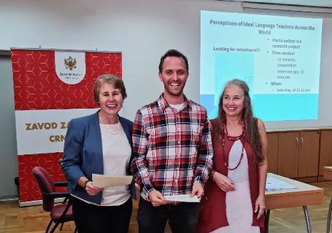 CoE_Education's tweet photo. 🇲🇪L’enseignement des langues étrangères au #Monténégro: l'atelier #ictrev du CELV sur l'intégration pédagogique de la #technologie a permis à 22 enseignant·e·s d'acquérir les capacités nécessaires pour (mieux) intégrer la technologie dans leurs pratiques
👉https://t.co/1JwGGIvIVw https://t.co/8q2O3dELqE