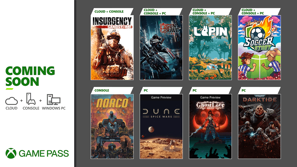 La segunda quincena de Game Pass está muy ZZZ.

Una puta decepción que Darktide llegue a PC Game Pass primero que al de Xbox.