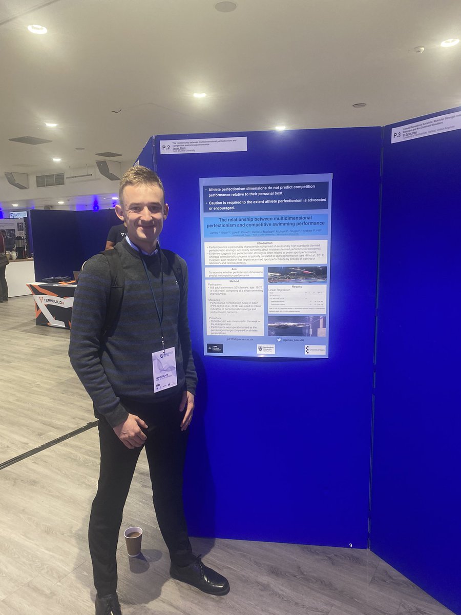 Well done! James Black presenting his work on perfectionism and performance #bases <a href="/YorkStJohn/">York St John University</a> @GrpMPaW @basesuk 
@#basesconference #basesconf2022