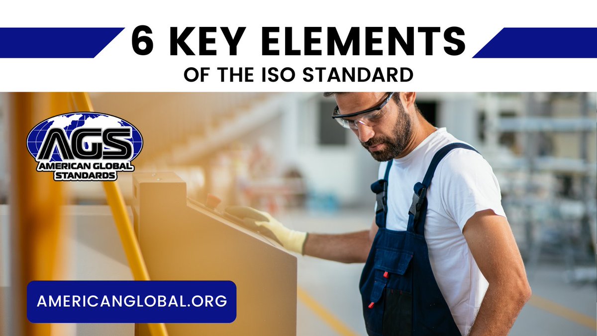 In the ISO 9001 Certification process preparation is key! More work at the front end will eliminate hassles later on, and possibly non-certification. Read on for 6 key elements to the ISO 9001 standard: americanglobal.org/news/6-key-ele… and contact AGS to get started today!

#AGS #ISO9001