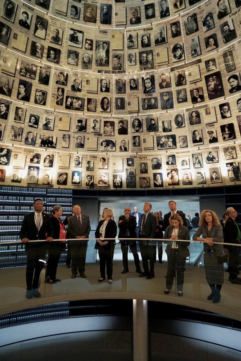 Moving visit to @yadvashem, Israel’s official memorial to the victims of the Holocaust. Teresa and I were honored and humbled to lay a wreath in remembrance of Holocaust victims on behalf of all Missourians.