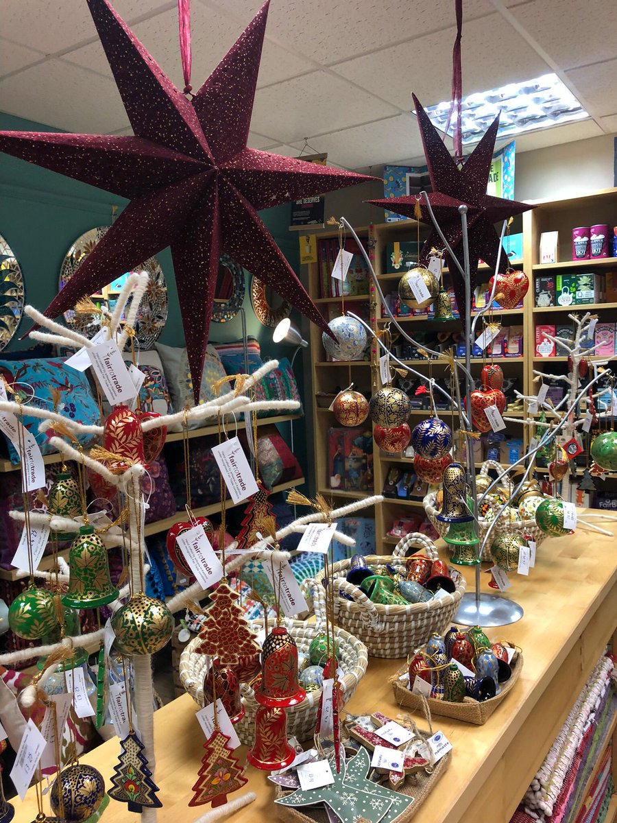 We are beginning to feel very festive! 

Make a headstart on your Christmas shopping today with our range of Fairtrade gifts and decorations.

Shop locally and sustainably this season 🎄
#HeadingtonShops #Fairtrade #ShopLocal #ShopSustainable