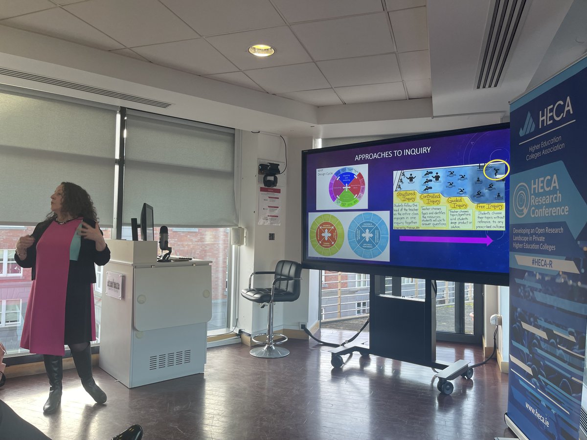 HECA_IRL's tweet photo. Dr Mary Kelly @ICHAS_College provides an insightful talk on Experienced Educators' Beliefs on Teaching, Learning &amp; Curriculum within an IB International School Environment-Probing questions on why are we learning &amp; how to qualify it &amp; international approaches to teaching #HECA22 https://t.co/F80gWPsvuw