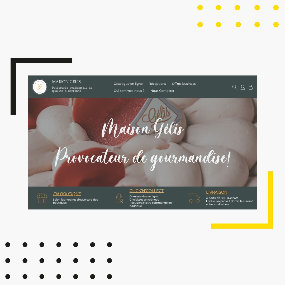 Venez découvrir la délicieuse boutique en ligne de Maison Gélis : maisongelis.fr.  Commandez vos gourmandises en toute simplicité. Et cerise sur le gâteau : le click and collect est disponible !
#boulangerie #patisserie