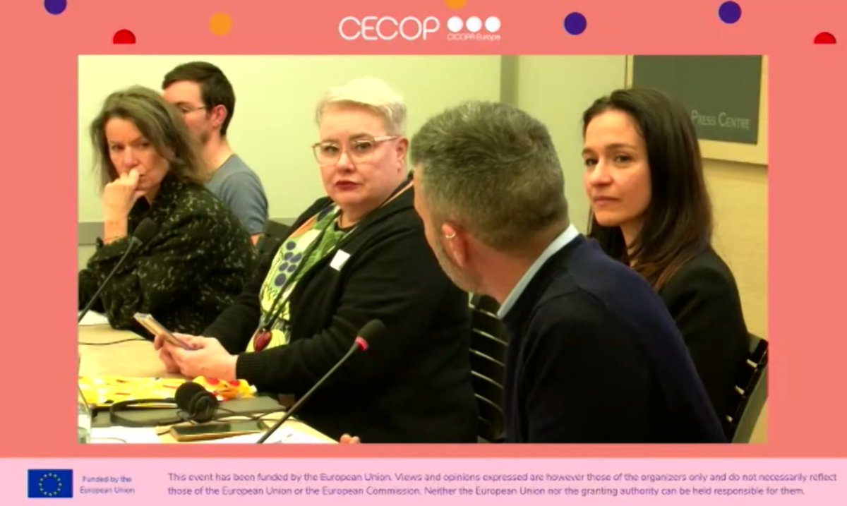 SocialEcoEU's tweet photo. ๐ซ@spietikainen in her presentation at @CECOP_coops underlines ๐ the importance of personal budgeting for #careusers & ๐ช๐บ competence & good care ๐ซ definition
#SocialEconomy #EUCareStrategy https://t.co/qSgOIB9rgE