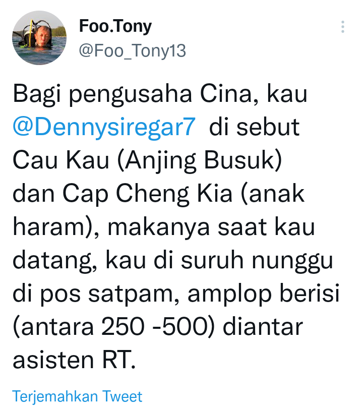 🇮🇩®️🅿️🇵🇸↙️ on Twitter "Dennysiregar7 Cm Anjing busuk anak haram nya