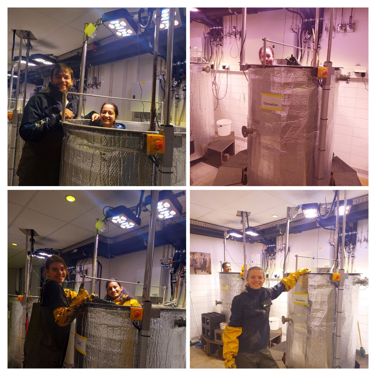 We are growing humans in our <a href="/aquacosm/">AQUACOSM</a> experiment 😁 It takes a village to clean a mesocosm, luckily we can always depend on our #akwa team to make this a fun bonding experiment <a href="/niooknaw/">NL Inst of Ecology</a>