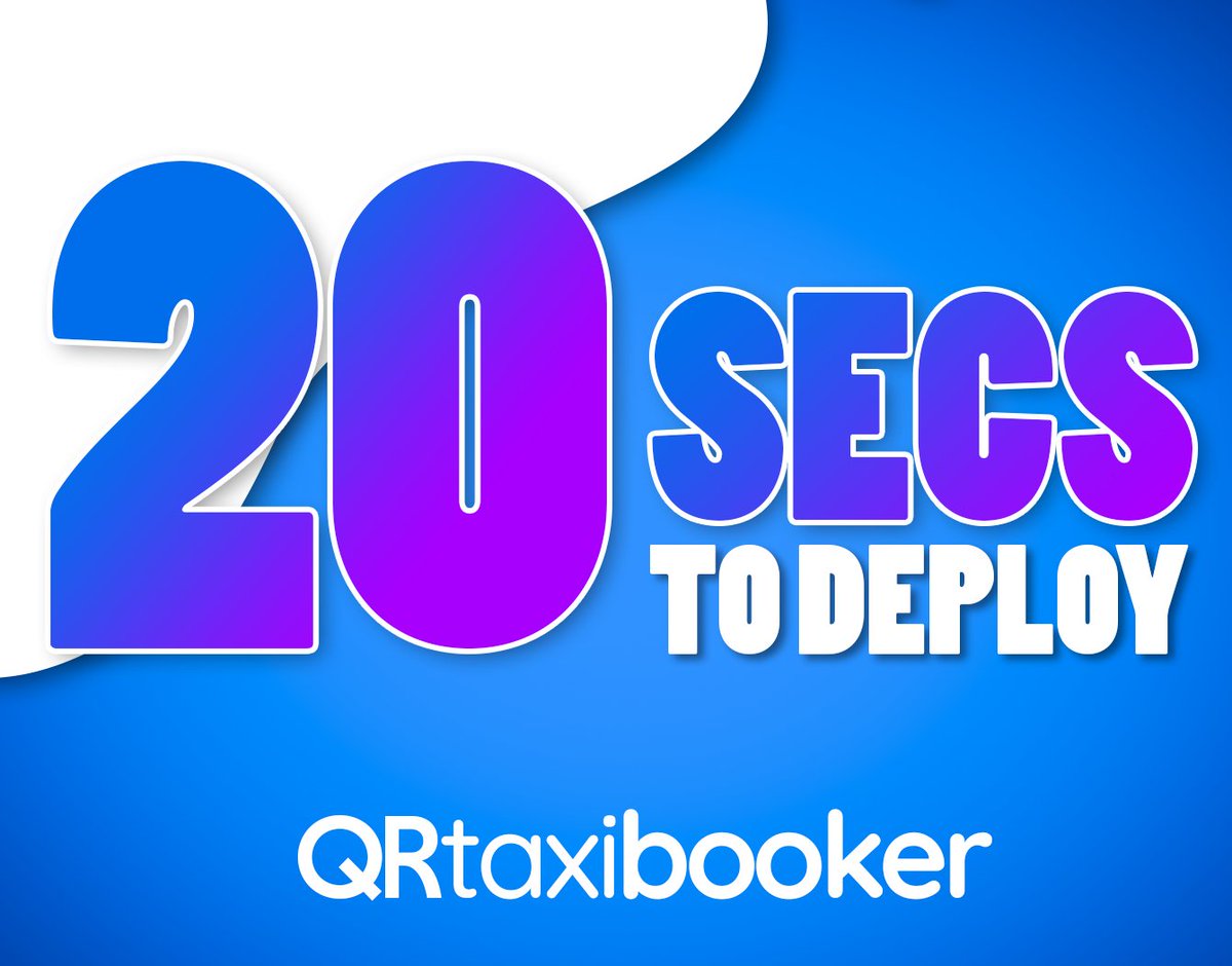 QR Taxi Booker is the perfect choice for your venues. 

Get yours today &amp; see the results: taxisolutions.co.uk/qr-taxi-booker… 
0330 088 1185 
.
.
.
.
#Taxi #TaxiService #QRCode