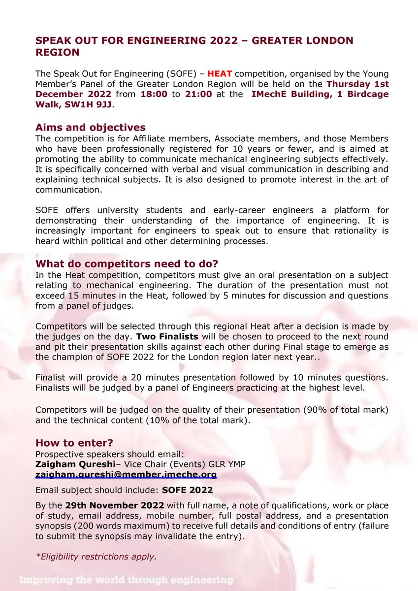 IMechE GLR YM tweet media