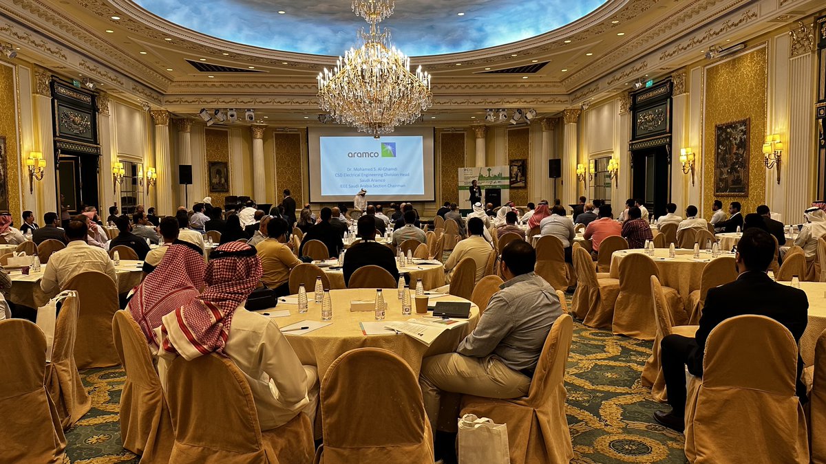 PCICEurope's tweet photo. An informative first day at PCIC Middle East  is in the books. Looking forward to tomorrow. 

#energy #electricalengineering #renewableenergy #renewables #solar #solarenergy #energystorage #hydrogen #power #factory #oilgas #digitaltwin #sustainableenergy https://t.co/RAFNjDwta2