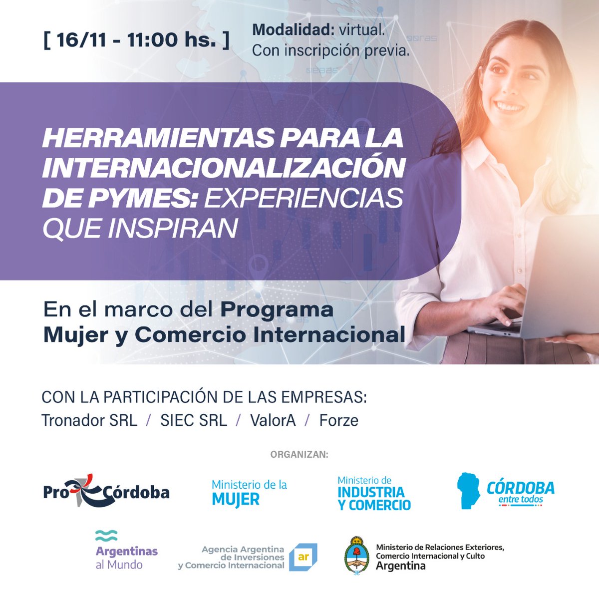 ValorASoy's tweet photo. #RedesDeValor

Nuestras Directoras, @victoria_ricca  y @flor_ricca78, estarán compartiendo la experiencia de ser parte de los Programas: Mujer y Comercio Internacional de la @AgenciaProCba y Argentinas Al Mundo de la @PromocionARG 

#AAM #ArgentinasAlMundo #ComercioInternacional https://t.co/ZIAIxhG9oE