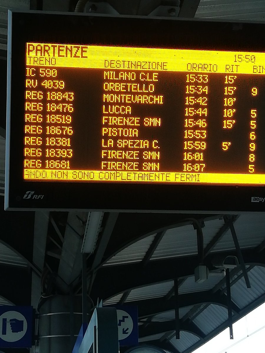 Mai pensare di tornare a casa in tempo quando piove. C'è traffico. Ah no, è solo <a href="/fsitaliane/">Ferrovie dello Stato Italiane</a>
<a href="/muoversintoscan/">Muoversi in Toscana</a>