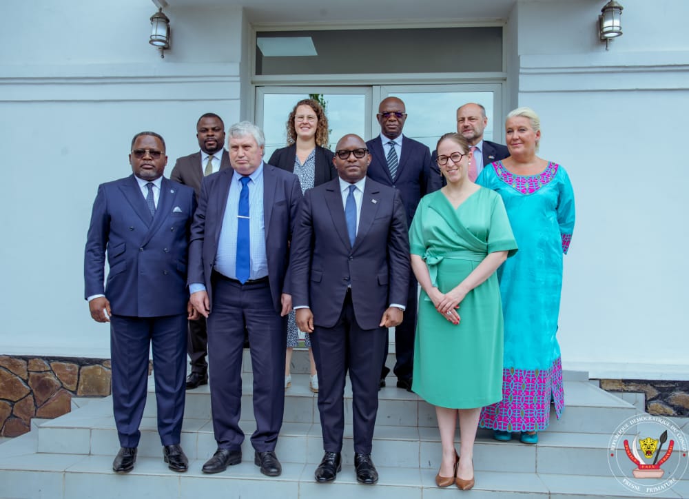 En visite de travail en RDC, une  délégation de la Migration belge reçue par le  Premier Ministre Jean-Michel Sama Lukonde - primature.gouv.cd/2022/11/15/en-…