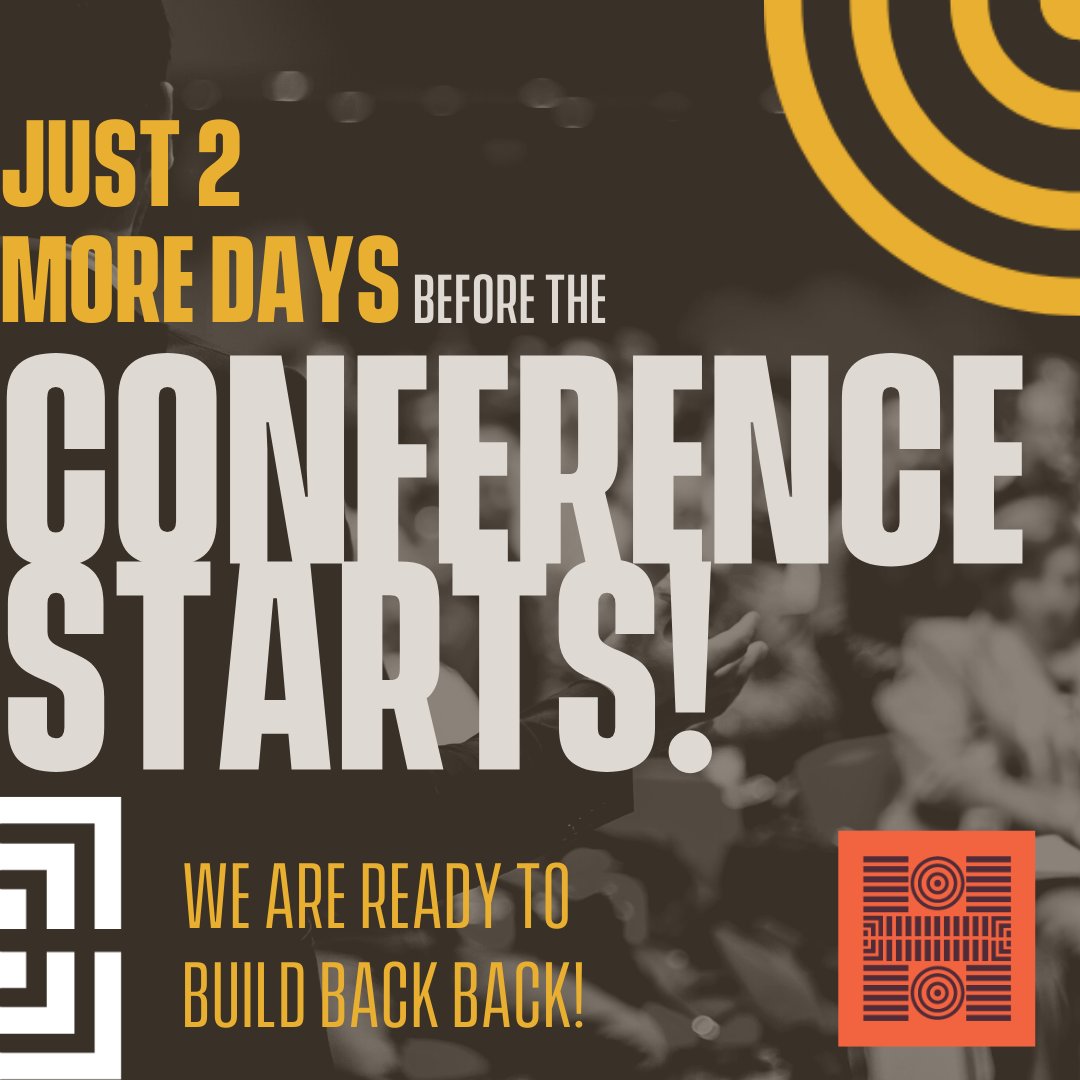 _haands's tweet photo. Just 2 more days before the conference starts!
We are excited to have you all here!
We are ready to Build Back Black!
#historicblackwallstreets #historicblackhoods #HistoricAfricanAmericanNeighborhoodDistrictSummit #haands #historicblackdistricts #buildbackblack https://t.co/JS2W5d9srl