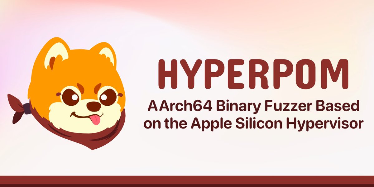 Today we are releasing Hyperpom, a fuzzing framework for ARM64 binaries based on the Apple Silicon hypervisor. Check out our latest blogpost, as well as our GitHub repo, to learn more about the project and its internals.

📙 blog.impalabs.com/2211_hyperpom.…
🗃️ github.com/impalabs/hyper…