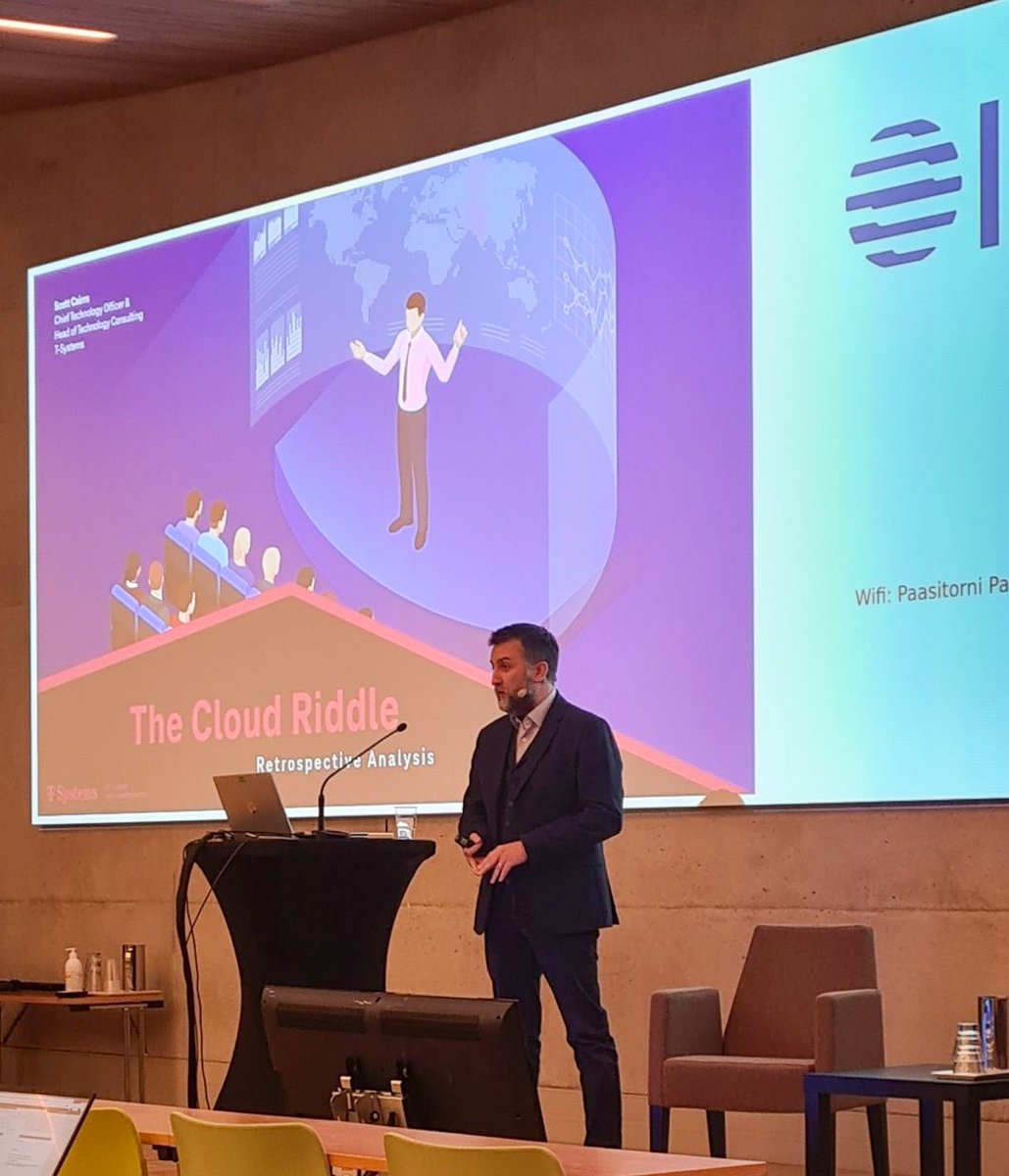 TSystemsUK's tweet photo. Today, we attended the @IDC Future of Infrastructure event in Helsinki. Together with @IDCNordic, we discussed the future of cloud as well as the opportunities, possibilities &amp; challenges it entails. Powered by our partners @Lenovo &amp; @intel. Read more. https://t.co/hsfUIBYab2 https://t.co/4KFaVpMNF7