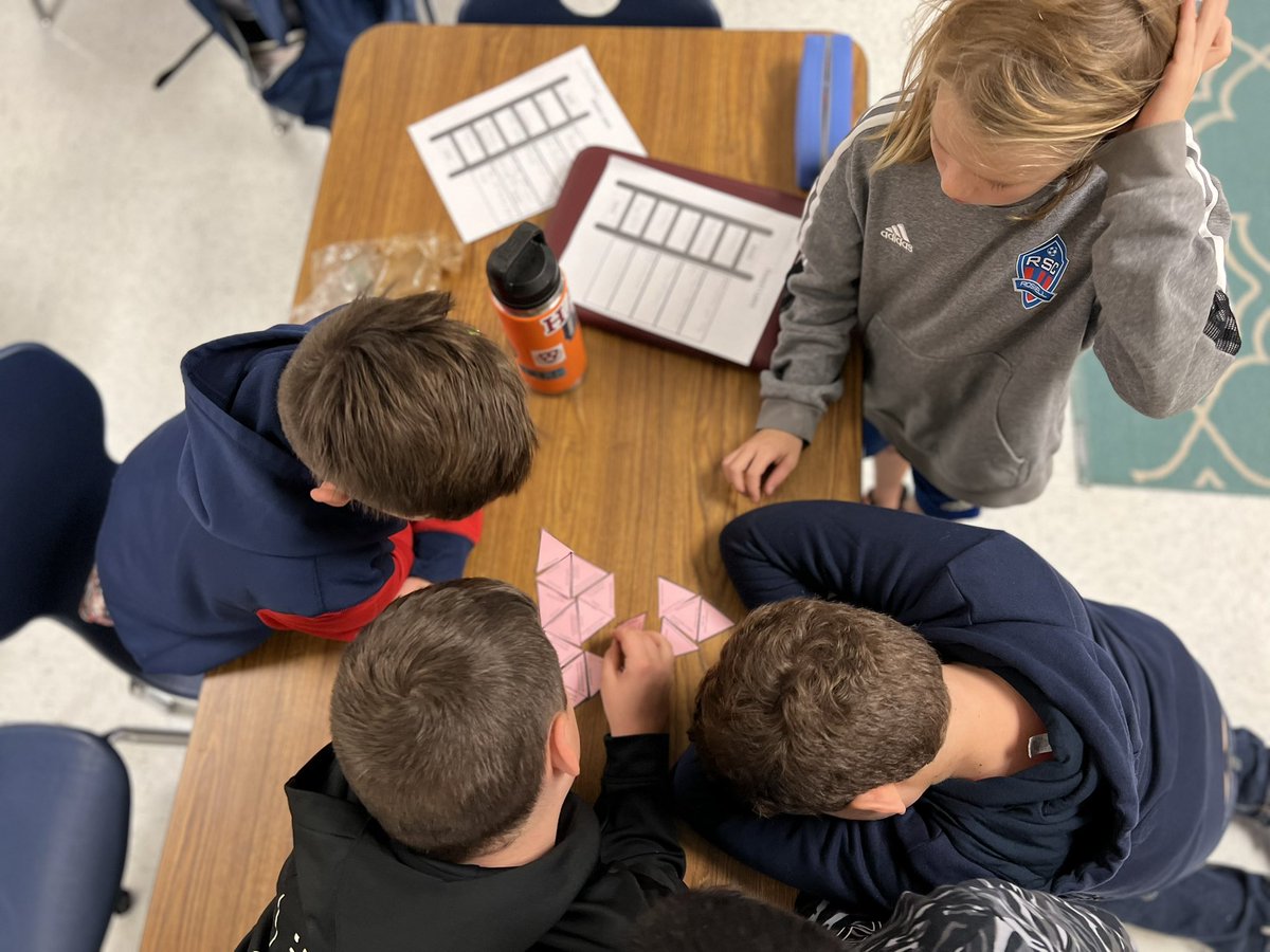 MrsCBBates's tweet photo. Summarizing our mini-medics unit with a triangle challenge puzzles. I ALMOST stumped them! @SweetAppleES https://t.co/5GlcXklm9k