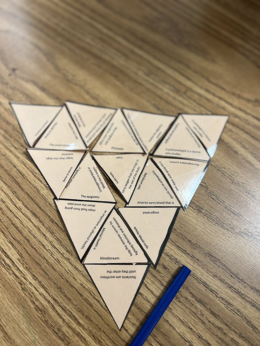 Cary Beth Bates (@mrscbbates) on Twitter photo Summarizing our mini-medics unit with a triangle challenge puzzles. I ALMOST stumped them! <a href="/SweetAppleES/">Sweet Apple Elem</a> Summarizing our mini-medics unit with a triangle challenge puzzles. I ALMOST stumped them! <a href="/SweetAppleES/">Sweet Apple Elem</a>