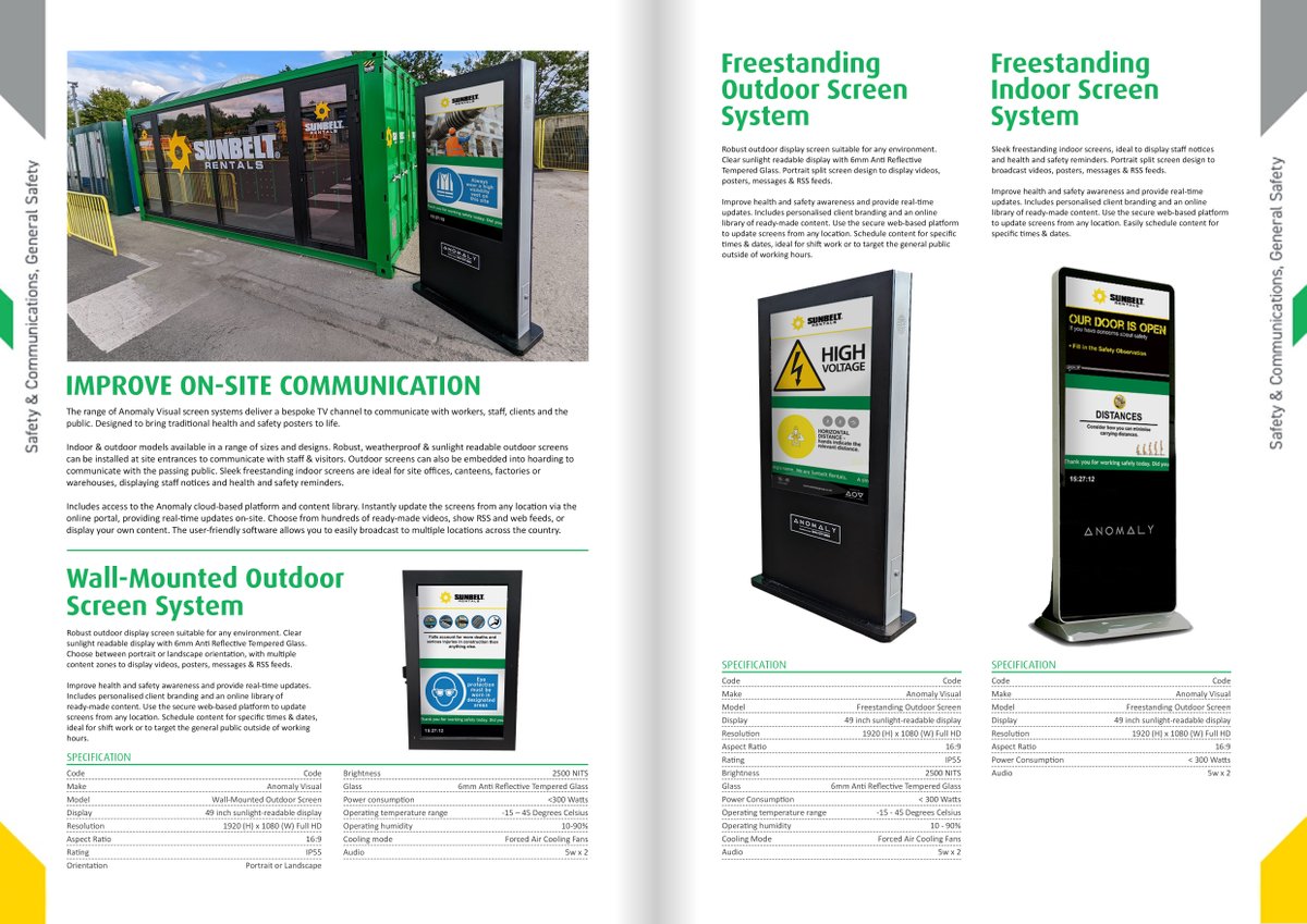 Anomaly_Visual's tweet image. We are thrilled to announce we are working with the Safety and Comms division at @sunbeltrentaluk

Anomaly systems are now available to rent through Sunbelt Rentals. Find out more ➡️ anomalygroup.co.uk/sunbelt/