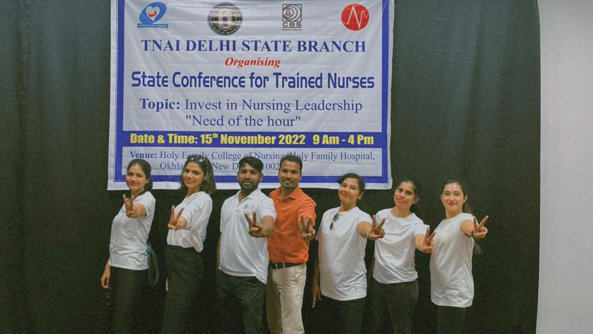 harish_kajla's tweet photo. The Team of Nursing officers of AIIMS Delhi won the first prize in the Dance competition organised by TNAI, Delhi State Branch.
The entire Nursing fraternity of AIIMS is proud of you all.
Congratulations 🎉🎉🎉🎉🎉
@nsgunionaiims 
@aiims_newdelhi https://t.co/CmLHF0VAFm