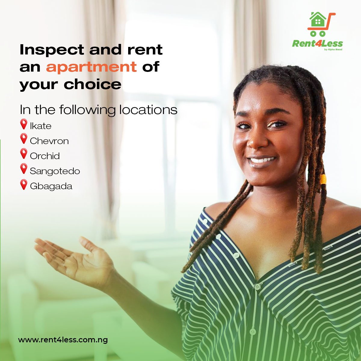 Rent4less_'s tweet photo. We’ve got you covered on your preferred location, be it Island or mainland.

📍Ikate
📍Chevron 
📍Orchid 
📍Sangotedo 
📍Gbagada 

Start renting comfortably, start renting with us! 

To get started, call 0700 2574 26323 or visit https://t.co/qtML8u9yLu today 

#rent #home https://t.co/5Pq0ccH4e3