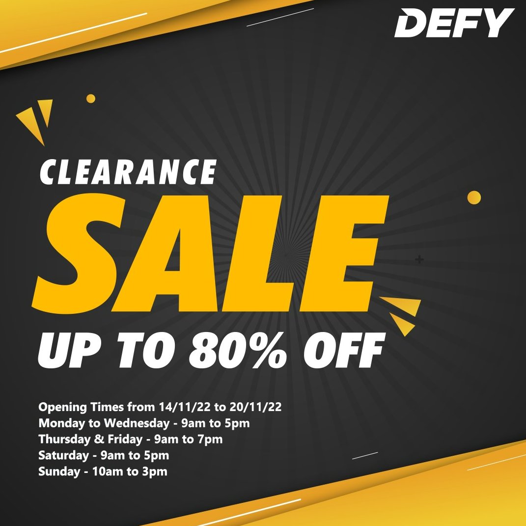 The Sale to beat all Sales starts this week and rus until Sunday. In store only. Get in while stocks last.
