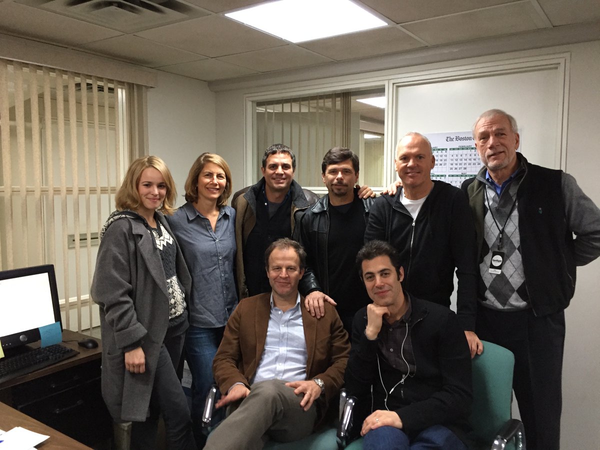 I recently came across this old gem, and oh how the memories rushed back. What a surreal moment to meet the actual investigative journalists we played in #Spotlight. Given the direction of journalism today, it's important to recognize those speaking truth to power.
