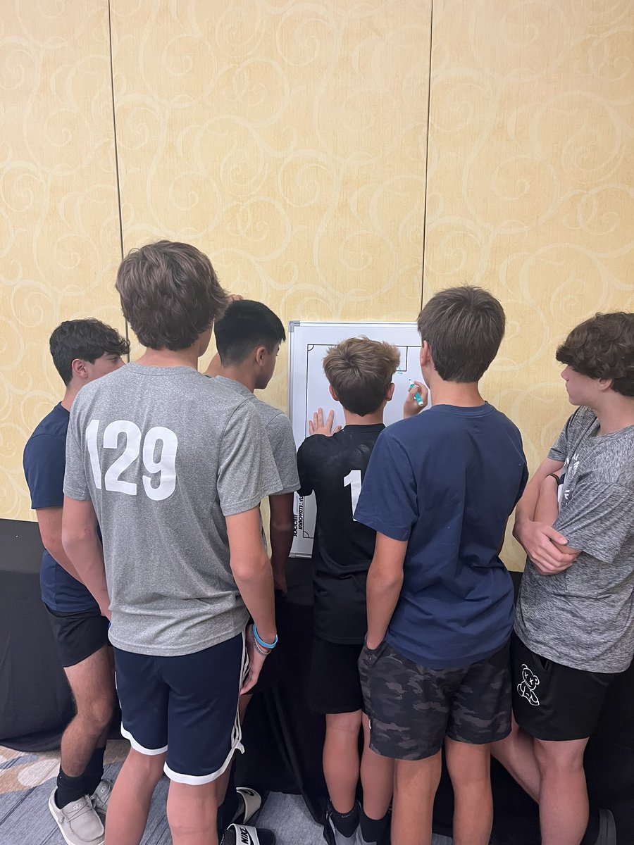 #ODP team meeting <a href="/usysodp/">US Youth Soccer ODP</a> players working through the X&amp;O