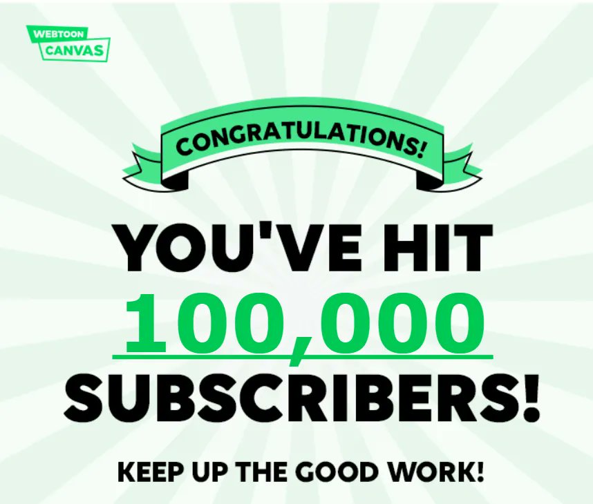 DeusJet's tweet photo. HuZZah!! One of the comics I'm drawing for (Deck of Fates) just hit the magical 100.000 subs mark on @webtooncanvas! True bucket list goals achieved! ๐ฅธ๐ค
#deckoffates #webtoon #WebtoonCanvas #100k https://t.co/t6hmjGn7BA
