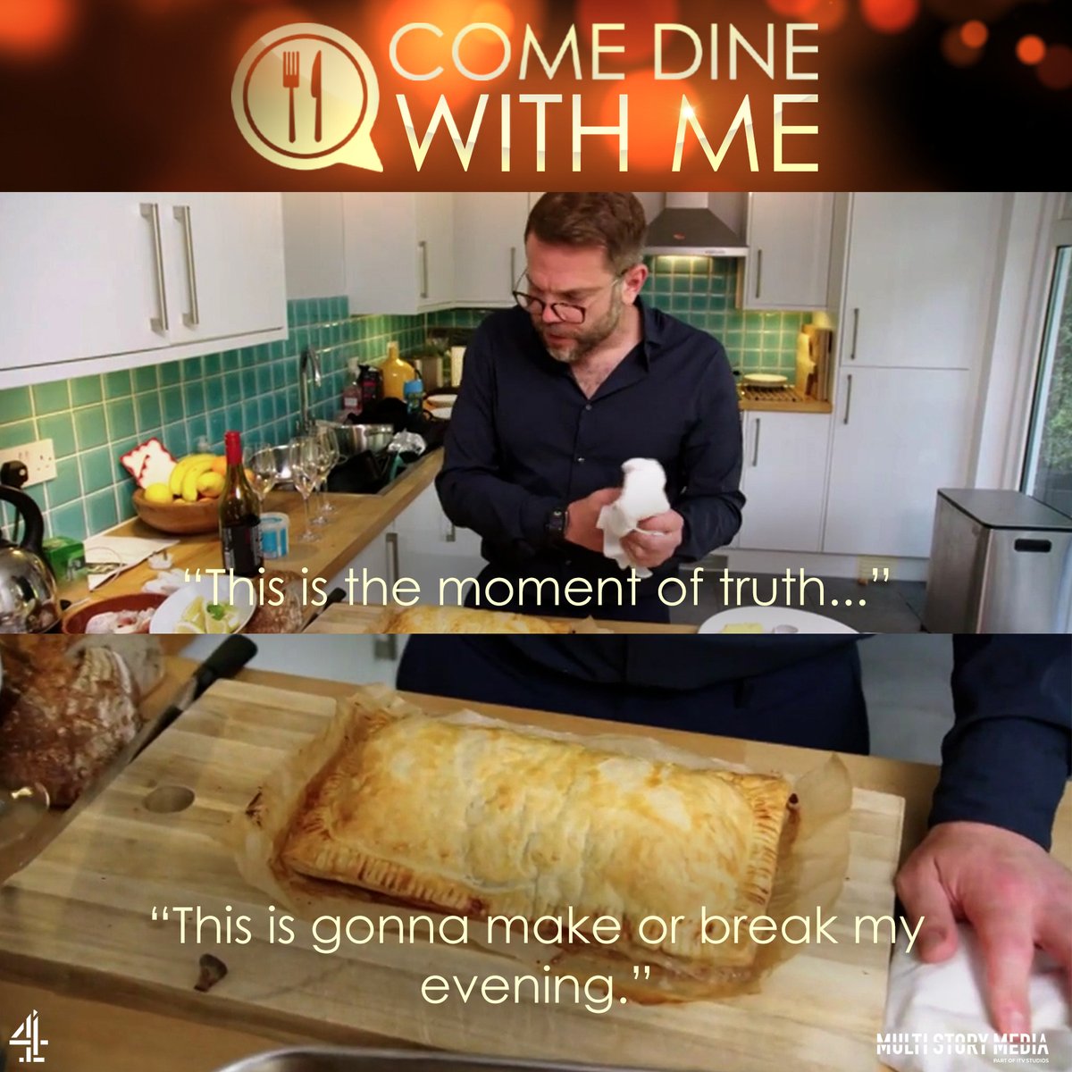 Wait and see if Ed's main meal delivers the goods tonight! 👀 #ComeDineWithMe Tune into Channel 4 at 5:30pm