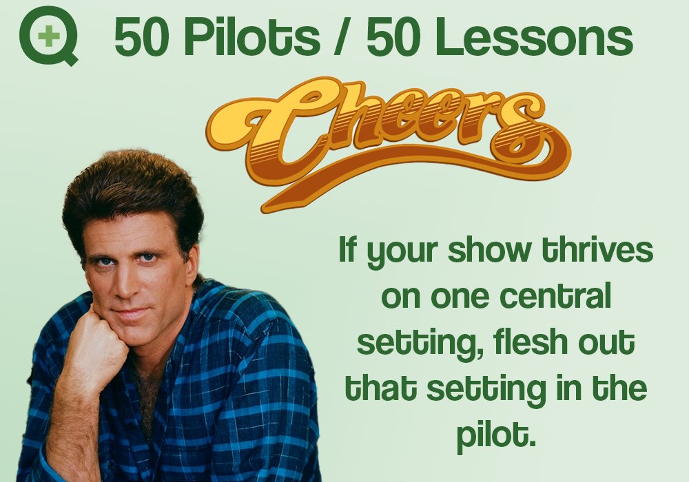 inmyqueuepod's tweet photo. #50Lessons: The Cheers pilot takes place entirely within the bar, which makes sense since the bar is the number one setting for the majority of the show going forward... and it's a fun place for the audience to hang out, too! https://t.co/XCQXrTCOJS