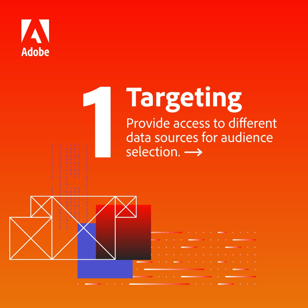 AdobeNederland's tweet image. We have developed a framework for data-enabled personalization. Targeting (access to different data sources for audio selection), orchestration (prioritize &amp;amp; select the most relevant message), and content creation (associate digital customized content). #AdobeExperienceMakers2022
