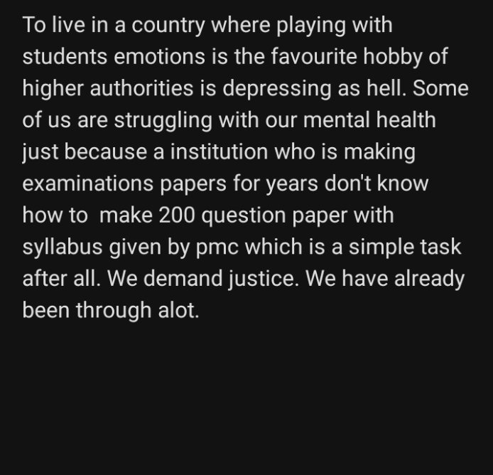 hania3126's tweet photo. #Justiceforsindhstudents
#MDCAToutofTopicMcqs
#Pathetic_MDCAT 
#mdcat2022 https://t.co/T8xaPN6Zzp