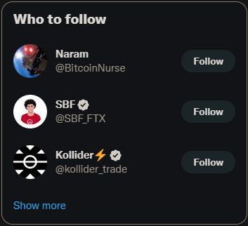 fryheid's tweet photo. Nooo thanks, Twitter. Not talking about @BitcoinNurse or @kollider_trade 😘 https://t.co/vg3Cbxqnos