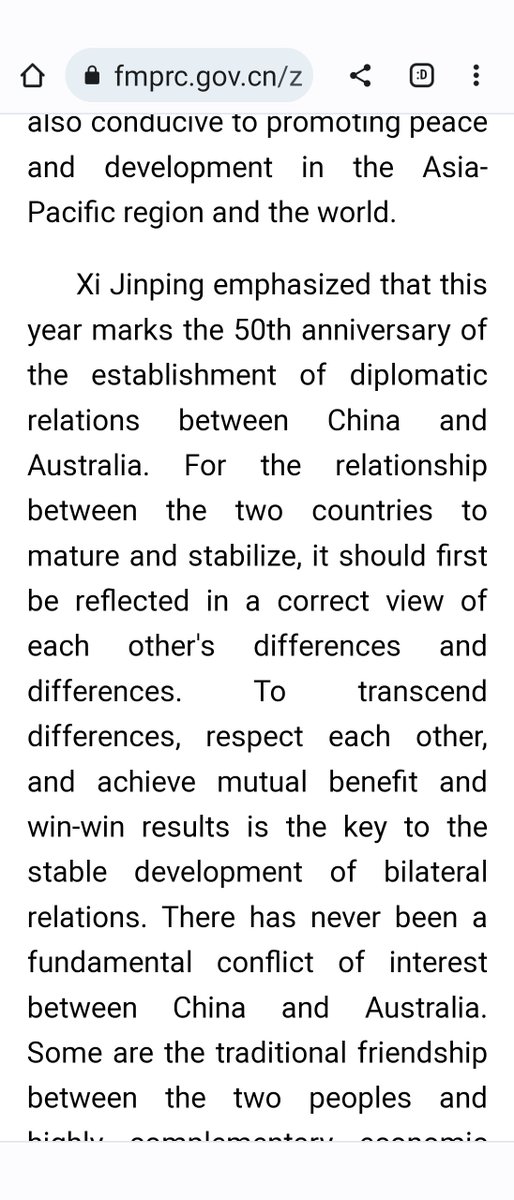 #ChinaAustralia /1
#中国 🇨🇳 #澳大利亚 🇦🇺
#China #Australia
#AustraliaChina
.@AlboMP #阿尔巴尼斯
#AnthonyAlbanese #Albanese 
#习近平 #XiJinPing
Hold Talks On The Sidelines
Of #G20Indonesia
#G20BaliSummit
📍CHINA MFA READOUT :
fmprc.gov.cn/zyxw/202211/t2…
twitter.com/TIME/status/15…