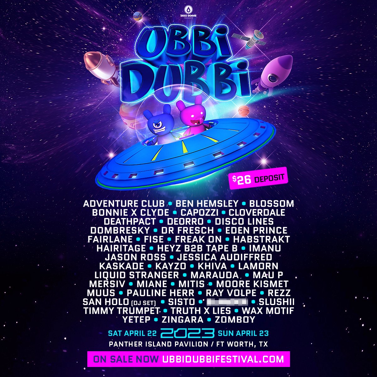 Ubbi Dubbi 2025 Lineup Tickets Schedule Dates Map Spacelab
