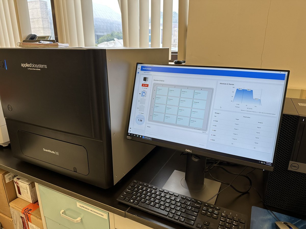 Jumping (again) into the Digital PCR world. Excited to see what we can do for US Plant Protection. Stay tuned!