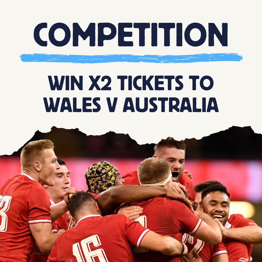 COMPETITION TIME! Win two tickets to Wales v Australia at @PrincipalitySta on Saturday 26th November 🏉 All you have to do is like and retweet this tweet, and follow our page! 🌟 See the tweet below for T&Cs!