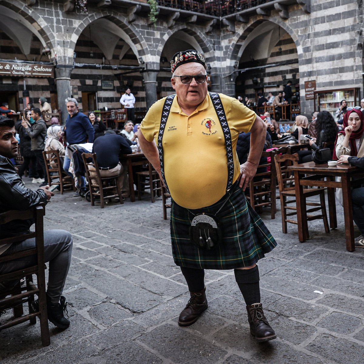 İskoç taraftarlar, Diyarbakır'da 👀