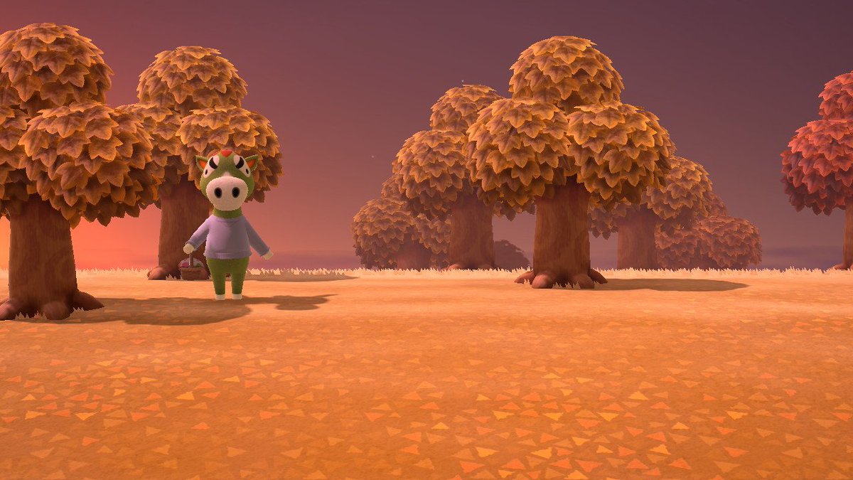 KoloaCrossing's tweet photo. My first evening in Rosewood #ACNH #AnimalCrossingNewHorizons https://t.co/w2Jpcym6EI