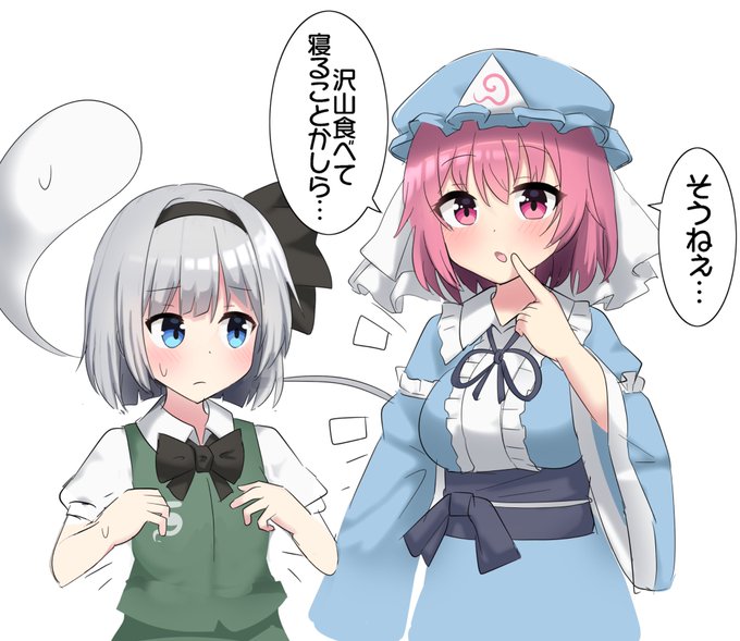 大きくなりたい妖夢ちゃん
おやすみょん〜 