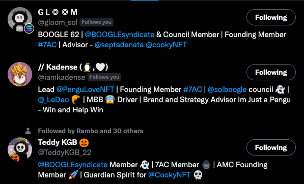 GrandpaJay_'s tweet photo. Who's going to catch me up on #7AC
See some of my friends adding to bio recently 😅👀
@gloom_sol @iamkadense and hi @TeddyKGB_22 😮 https://t.co/yB0bSHISWu
